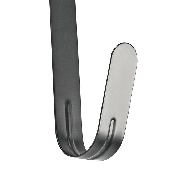 OVER DOOR HANGER WREATH CHRISTMAS HOOK XMAS DECORATION STRONG METAL HOLDER BLACK