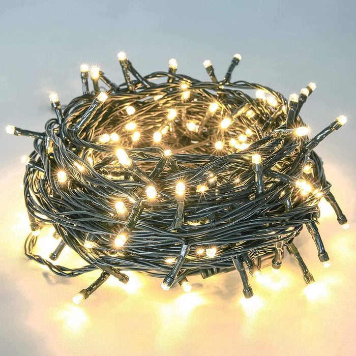 100-2000 LED String Fairy Lights Mains Plug in Outdoor Christmas Tree Home Decor