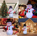 7Ft Inflatable Christmas Santa Claus Xmas Decoration LED Lights Holiday Blow Up