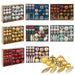 31 Pc Christmas Tree Decoration Baubles Set Shatterproof Ornament Xmas Festive