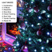 200 LED Bright White Christmas Xmas 8 Mode Sequence Indoor Outdoor Timer Lights