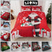 Xmas Duvet Quilt Cover Pillowcase Soft Reversible Printed Bedding Set All Size