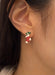 Christmas socks cubic earrings-1
