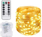 10M 100LED Battery Cooper Wire Light String Fairy Lights Xmas Party Remote