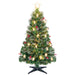 150/180CM Artificial Christmas Tree with 8 Lighting Modes and Optical Fibers
