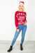 New Ladies Womens Santa Xmas Christmas Novelty Fairisle Retro Jumper Sweater
