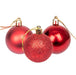 Christmas Baubles Hanging Decoration Shiny Glitter Balls Xmas Tree Ornament 50Mm
