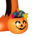 Inflatable Halloween Pumpkin Archway – 150cm with Cute Ghost & LED Lights - Samanta Factory