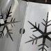 Tree Collar – Silver Steel Snowflake Pattern Stand Cover - Samanta Factory