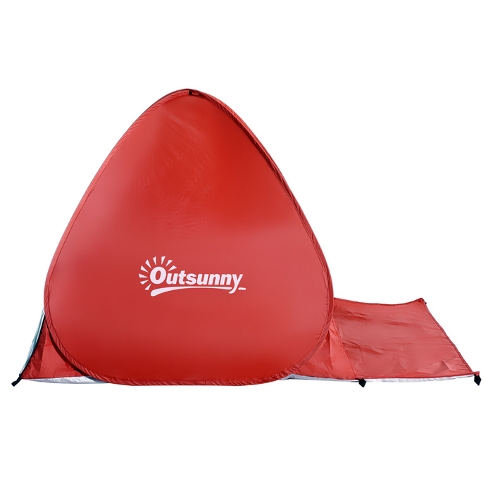 Pop-Up Beach Tent – 2-3 Person Sun Shelter with Ventilation & Carry Bag - Samanta Factory