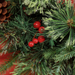 Christmas LED Wreath – Lifelike Pine & Berry Design - Samanta Factory