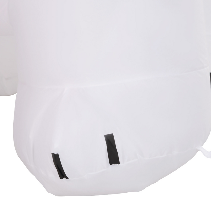 Inflatable Santa on Polar Bear – Light-Up 6.6ft Outdoor Display - Samanta Factory