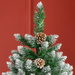 Artificial Christmas Tree – Snowy Pine Cone Design - Samanta Factory