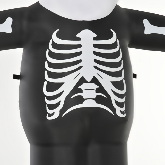 Inflatable Skeleton Ghost – LED Lights & Weatherproof Polyester for Indoor & Outdoor Use - Samanta Factory