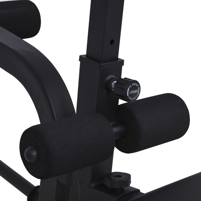 Adjustable Sit-Up & Dumbbell Bench – Multi-Functional Weight Bench for Full-Body Home Workouts