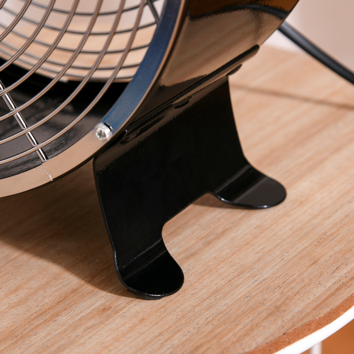 Electric Desk Fan – Compact 2-Speed Cooling with Anti-Slip Feet