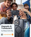 iPhone 13 case with MagSafe compatibility, matte finish, raised camera lens protection, and shockproof corners

