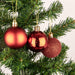 Christmas Baubles Hanging Decoration Shiny Glitter Balls Xmas Tree Ornament 50Mm