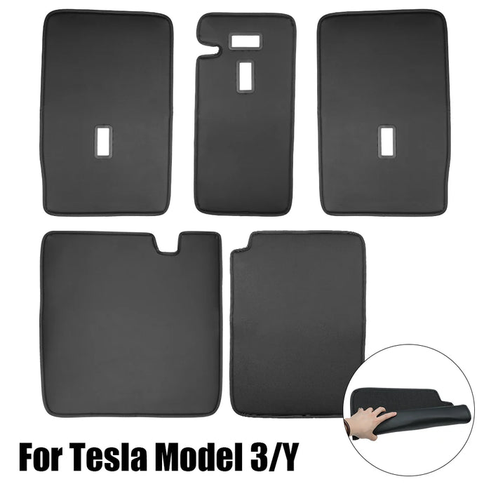 For Tesla Model 3 Y Trunk anti Kick Cushion Separate Design Rear Seat Back Protector Comfortable Protection Pad