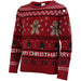 Kids Vintage Christmas Eve Novelty Festive Knitted Sweater Crew Neck Xmas Jumper