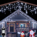 400 LED Icicle Lights 17M Super Bright Christmas Snowing Effect Outdoor Light UK