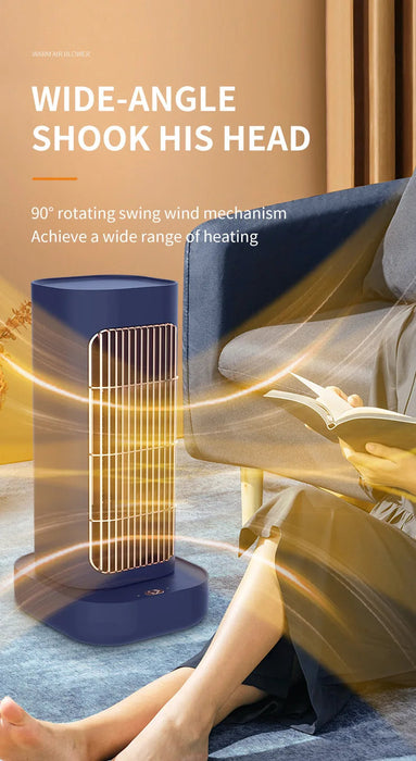 Mini Electric Space Heater – Adjustable Temperature & LED Display Samanta Factory