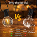 LED Globe String Lights – Shatterproof & Waterproof Outdoor Lighting - Samanta Factory