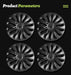 4PCS Wheel Cover Design For Tesla Model 3 Highland 2023-2025 18 Inch Right＆Left Hubcaps Storm Style Wheel Cover Accessories - Samanta Factory