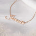 Custom Name Necklace – 18K Gold Plated Personalized Heart Pendant for Women SF