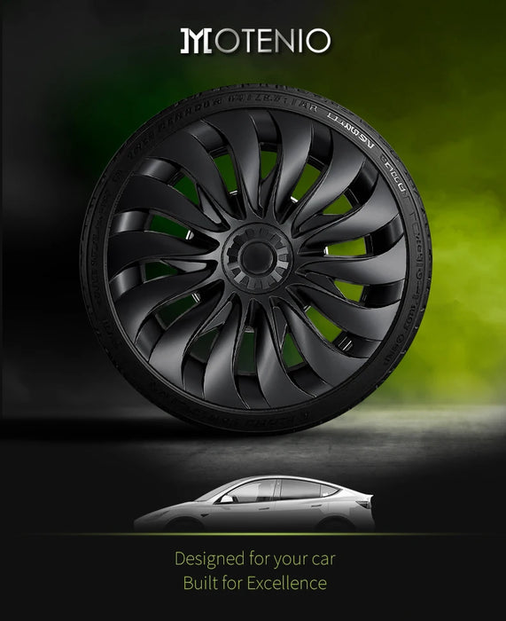 4PCS Wheel Cover Design For Tesla Model 3 Highland 2023-2025 18 Inch Right＆Left Hubcaps Storm Style Wheel Cover Accessories - Samanta Factory