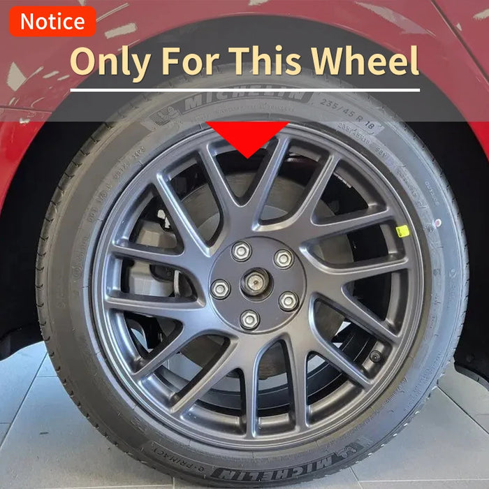 4PCS Wheel Cover Design For Tesla Model 3 Highland 2023-2025 18 Inch Right＆Left Hubcaps Storm Style Wheel Cover Accessories - Samanta Factory