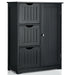 1-Door Freestanding Bathroom Cabinet with 3 Drawers