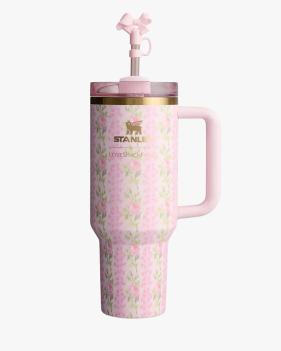 40oz Love Shack Fancy Quencher H2.0 - Premium Gift Packaging - School Holiday Deal