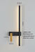 Nordic Modern LED Wall Lamp – Black & White Minimalist Design for Living Room & Bedroom - Samanta Factory
