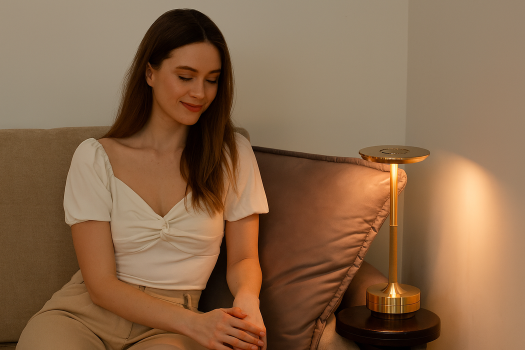 Desk Lamp – Wireless LED with Dimming & Touch Control