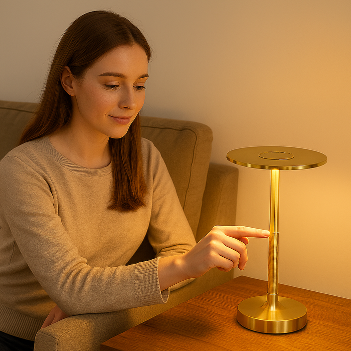 Desk Lamp – Wireless LED with Dimming & Touch Control