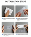 Smart LED UV Toothbrush Sanitizer & Holder – Wall-Mounted & Space-Saving Design - Samanta Factory