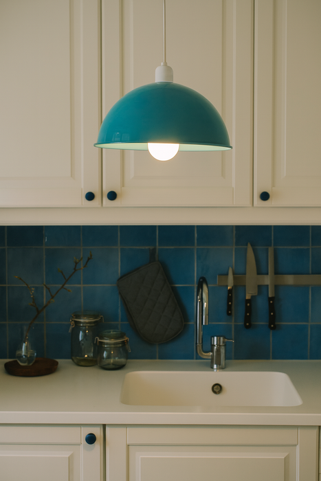 Dome Pendant Light Shade – Modern Metal Ceiling Lampshade for Kitchen, Dining Room & Home Décor” - Samanta Factory