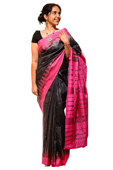 Tussar Silk Saree – Lightweight Elegance with Traditional Art Motifs