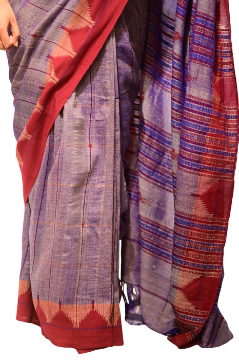 Kotpad Saree – Handwoven Tribal Patterns in Natural Earthy Tones