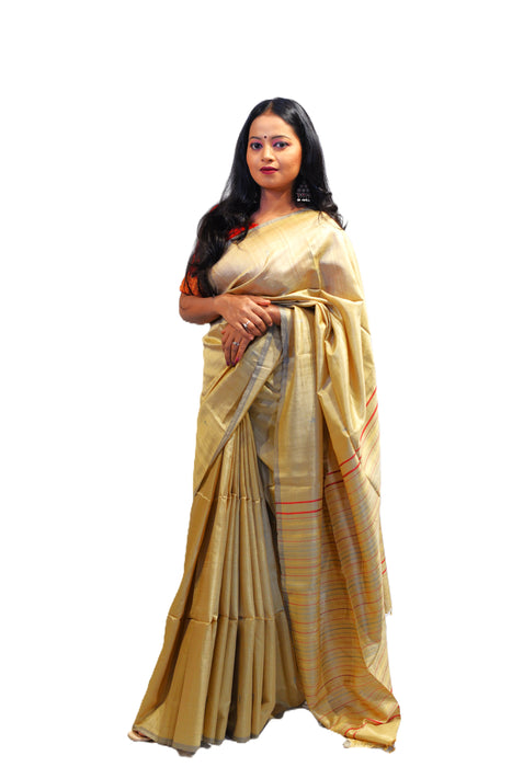 Tussar Silk Sarees – Elegant Wild Silk with Natural Golden Sheen
