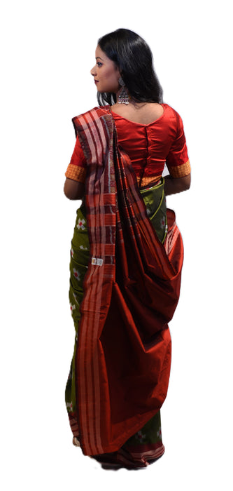 Sambalpuri Saree – Authentic Ikat Weave with Traditional Odia Motifs