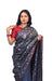 Elegant Tussar Silk Saree with golden sheen and traditional Indian motifs