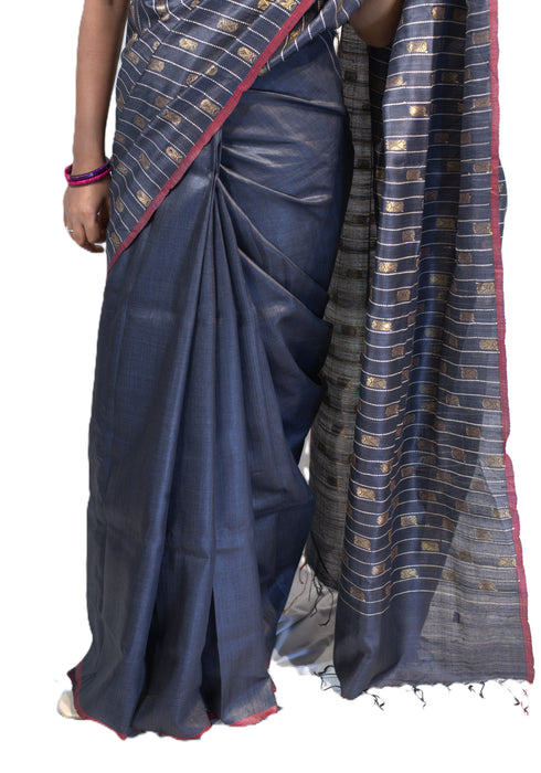 Tussar Silk Saree – Premium Kosa Silk with Intricate Traditional Weaves
