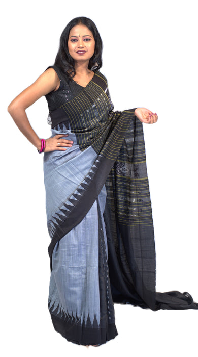 Tussar Silk Saree – Premium Kosa Silk with Ethnic Madhubani & Pattachitra Patterns