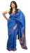 Handwoven Tussar silk saree with golden sheen, featuring Madhubani and Pattachitra-inspired motifs, includes matching blouse piece