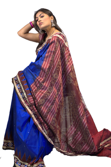 Sambalpuri Saree – Handwoven Ikat with Traditional Odia Motifs