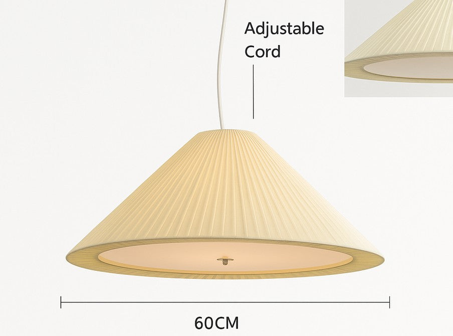 Fabric Pendant Light – Nordic Designer Style with Dimmable LED