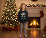 Kids Christmas Sweatshirt – Unisex Tall Elf Jumper - Samanta Factory