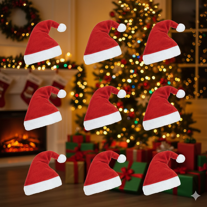 Santa Hat – Adult Size 60 cm for Festive Dress-Up - Samanta Factory